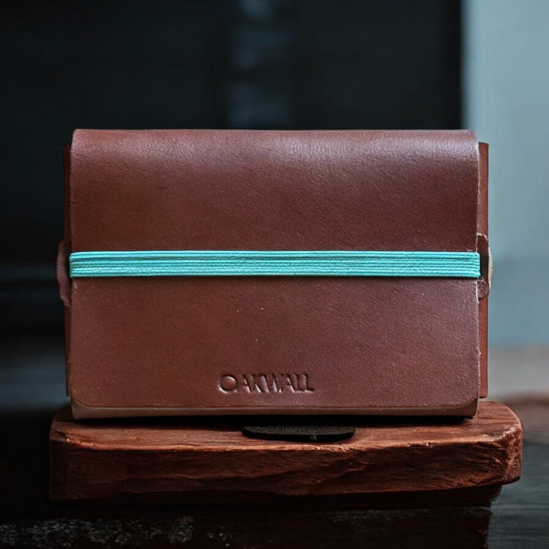 The Wrap Leather Wallet- Walnut