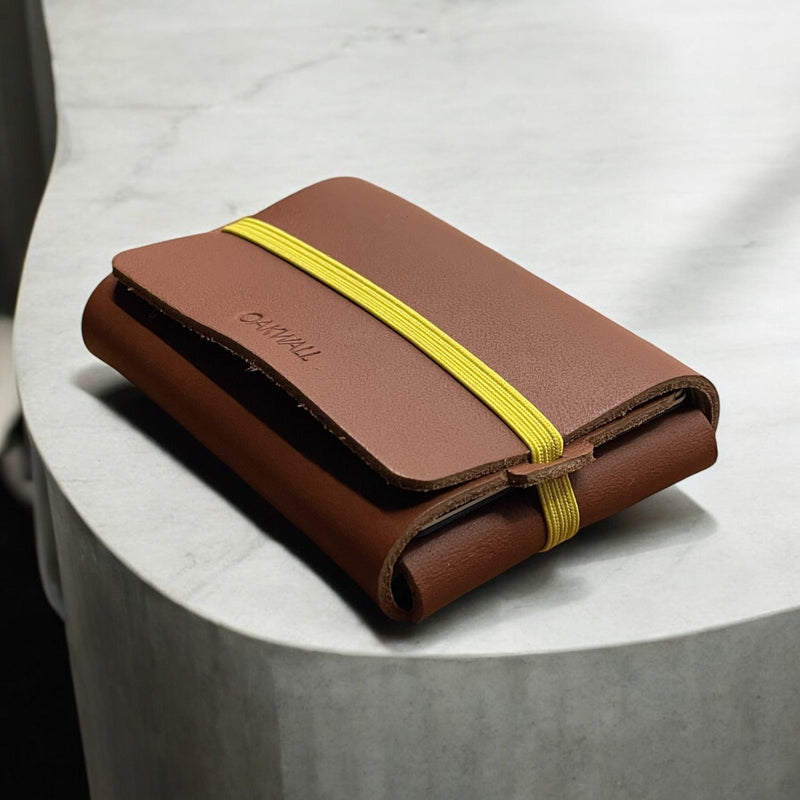 The Wrap Leather Wallet- Chocolate