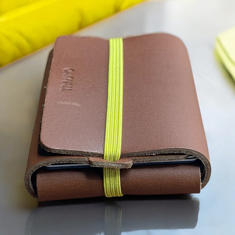 The Wrap Leather Wallet- Chocolate