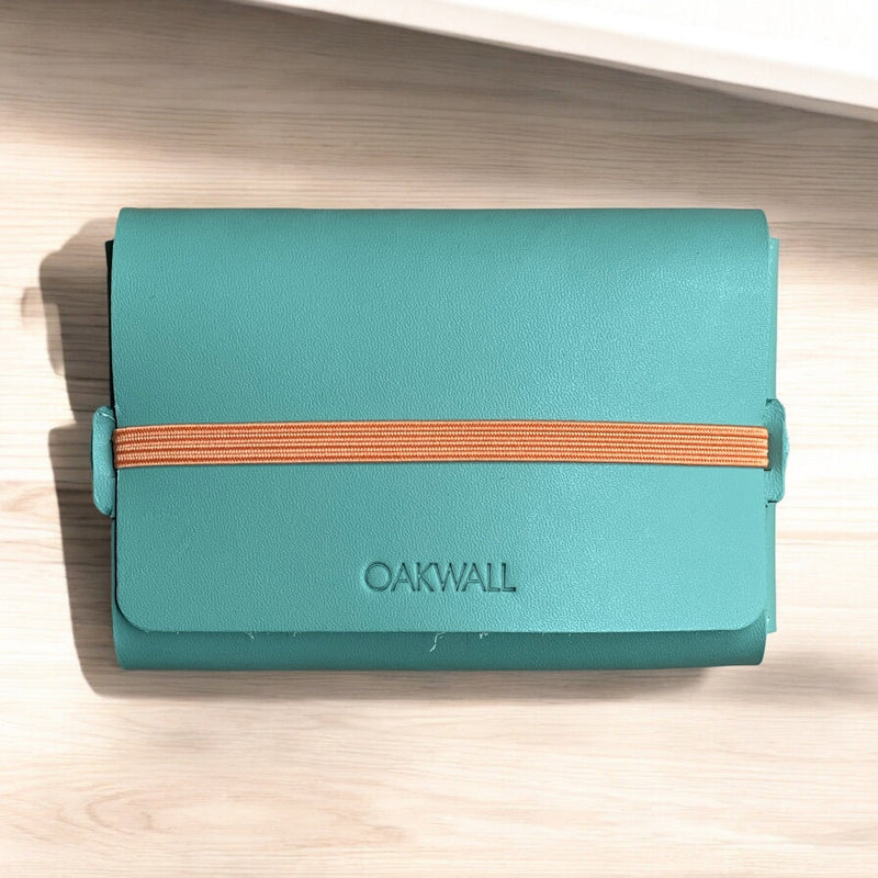 The Wrap Leather Wallet- Mint Green