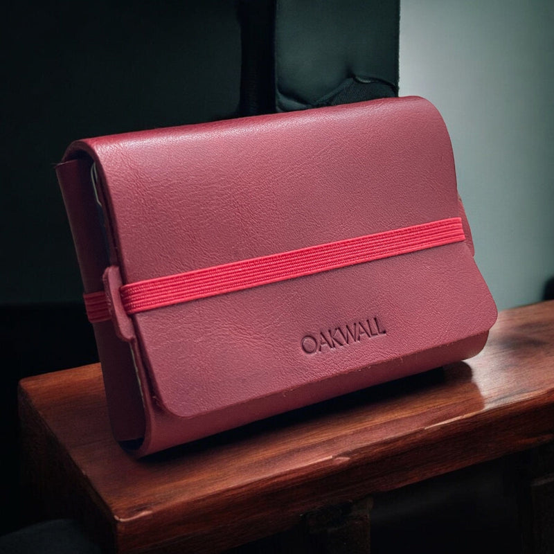 The Wrap Leather Wallet- Deep Red