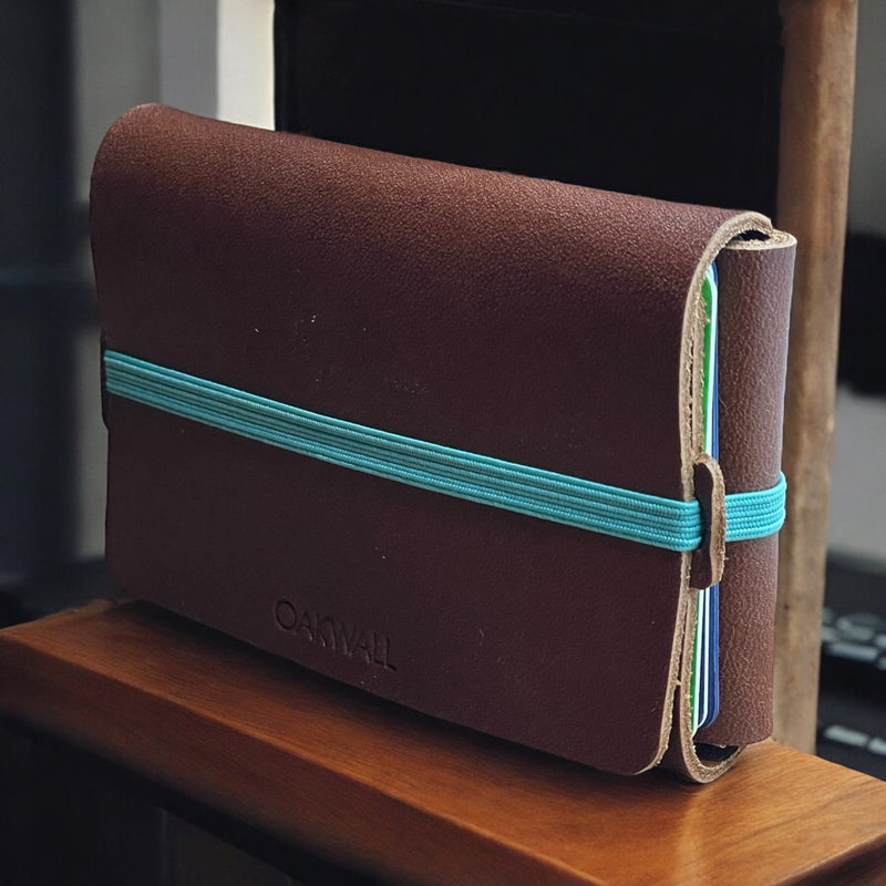 The Wrap Leather Wallet- Walnut