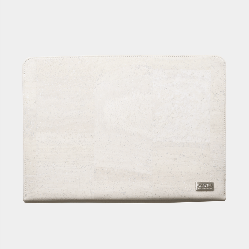 Eco Macbook Sleeve<br> Cork & Burel<br>Ivory