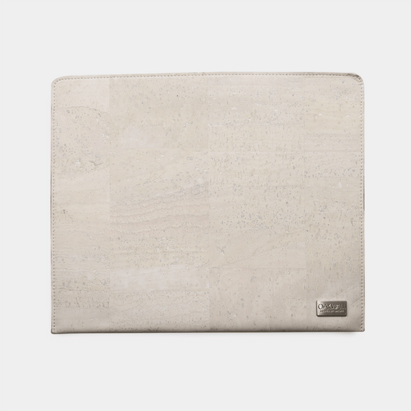 Eco Ipad Pro Sleeve<br> Cork & Burel<br> Ivory