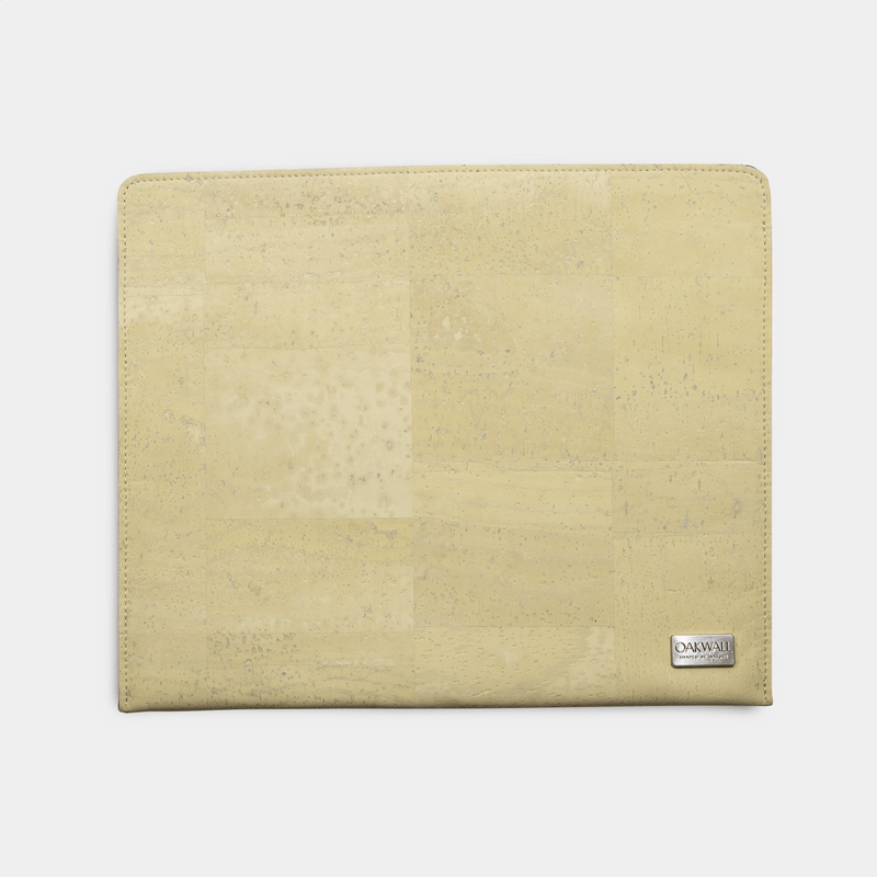 Eco Ipad Pro Sleeve<br> Cork & Burel<br> Pale Yellow