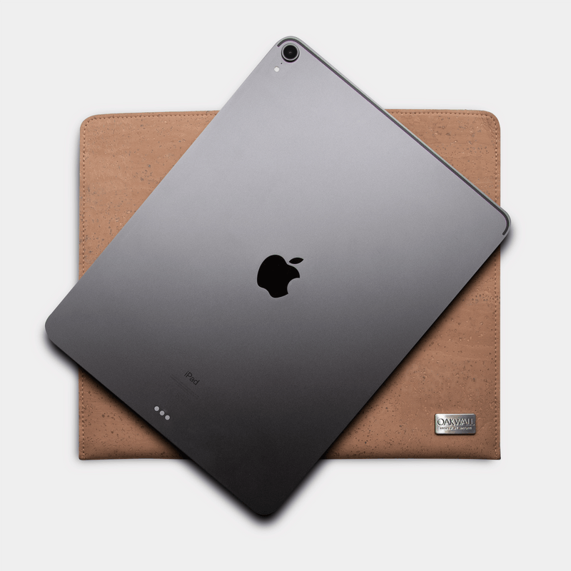 Eco Ipad Pro Sleeve<br> Cork & Burel<br> Pale Pink