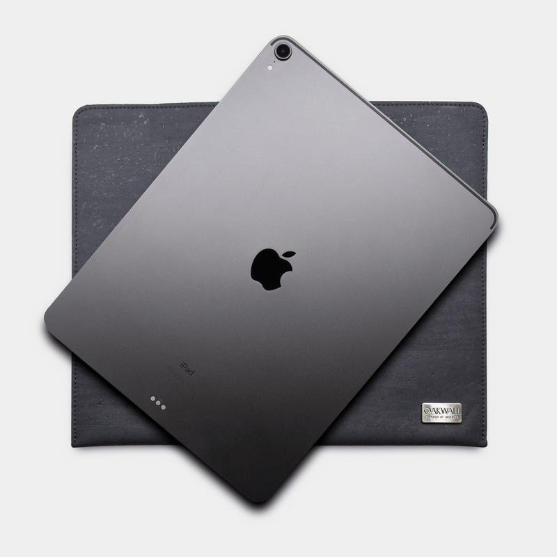 Eco Ipad Pro Sleeve<br> Cork & Burel<br> Navy Grey