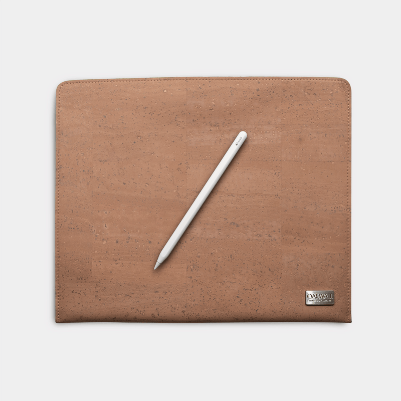 Eco Ipad Pro Sleeve<br> Cork & Burel<br> Pale Pink