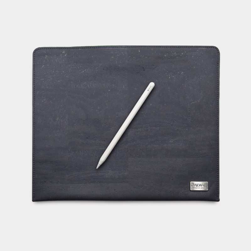 Eco Ipad Pro Sleeve<br> Cork & Burel<br> Navy Grey