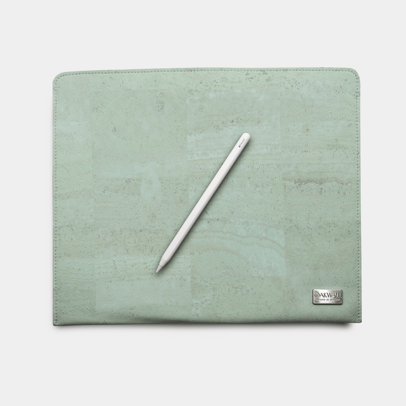 Eco Ipad Pro Sleeve<br> Cork & Burel<br> Mint