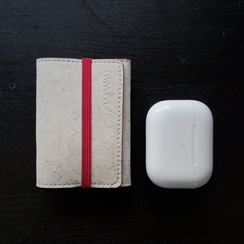 Vegan Reversible Wallet<br> Reverso<br> Ivory & Pale Pink (Red Special)